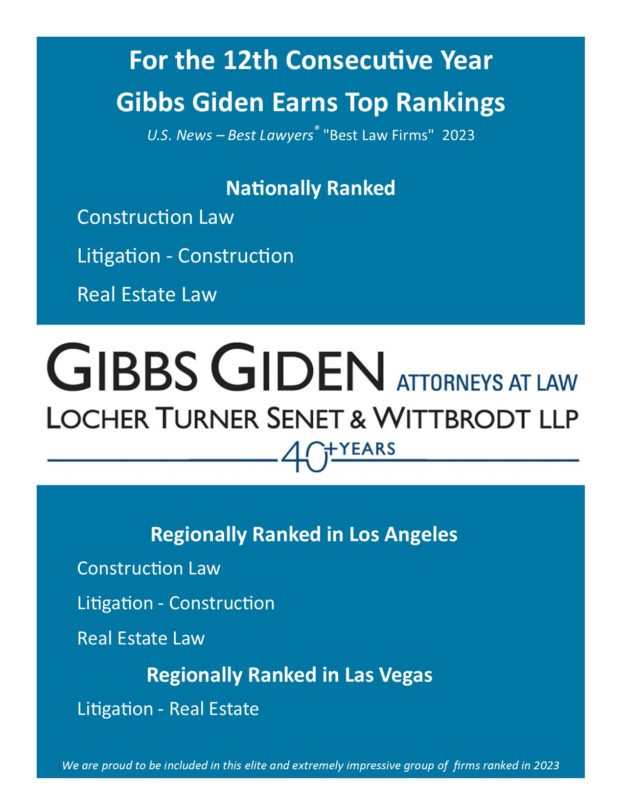 Gibbs Giden Ranked for the 12th Consecutive Year By U.S. News – Best